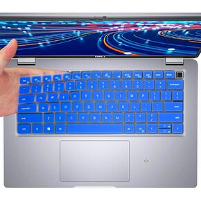 Keyboard Cover Skin for Dell Latitude 3440 5440 5430 5431 5420 14", Dell Latitude 14" 7440 7430 7420 7410, Dell Latitude 14" 9420 9430, Dell Latitude 9520 9510 7520 15.6" Keyboard Skin Protector, Blue in Kuwait