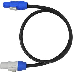 Toronce Hand-Built PowerCon Cable AC 14 AWG Power Cable for LED Screen Beam Moving Head Light Extension Speakon Cable （6Ft） in Kuwait
