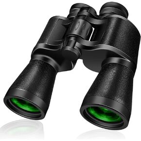 مناظير عالية الدقة 10 × 50 للبالغين، مناظير كبيرة ذات رؤية عالية مع رؤية ليلية منخفضة الإضاءة، مناظير ضباب ومقاومة للماء لمشاهدة الطيور والصيد والنجوم والرياضات الخارجية والسفر in Kuwait