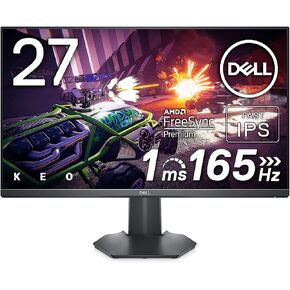 شاشة الألعاب Dell G2722HS IPS مقاس 27 بوصة 165 هرتز - (FHD) عالية الدقة بالكامل 1920 × 1080 بكسل، شاشة LCD LED، متوافقة مع AMD FreeSync Premium وNVIDIA G-Sync، HDMI، منفذ DisplayPort، إطار رفيع - أسود in Kuwait