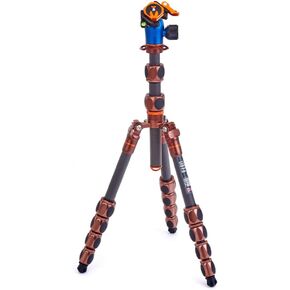 3 Legged Thing Pro Range 2.0 Leo 2.0 Kit Carbon Fibre Travel Tripod System - Adjustable Camera Tripod with 3 Detachable Legs for Monopod Conversion - Darkness Matte Black (LEOKITDARK2) in Saudi Arabia