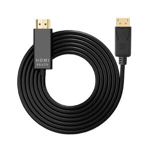 كيبل منفذ عرض الى HDMI بطول 6 اقدام، كيبل منفذ عرض الى HDMI 4K × 2K، كيبل عرض 30 هرتز الى HDMI، كيبل منفذ عرض HDMI الى كيبل HDMI in Kuwait