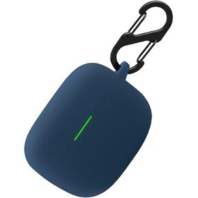 Geiomoo Silicone Case Compatible with Sony LinkBuds S, Protective Cover with Carabiner (Black) in Kuwait