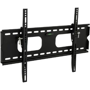 Mount-It! Heavy-Duty Fixed Tilt TV Wall Mount for 43–90 Inch Flat Screen TVs | Low Profile 1.5" Slim Design | VESA 100x100 to 800x600 | 220 lb Capacity | 8° Downward Tilt | 16"/24" Stud Installation in Kuwait