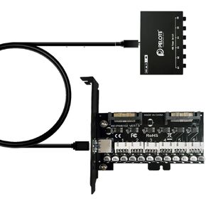 وحدة تبديل طاقة القرص الصلب لـ 2.5 انش/3.5 انش ساتا HDD/SSD مع حماية TVS. مفتاح طاقة HDD محدد القرص الصلب يتحكم في ما يصل الى 6 اقراص صلبة وتحكم ذكي وادارة القرص الصلب in Kuwait