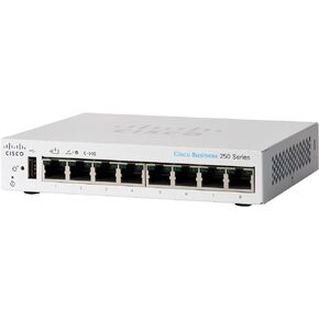سيسكو بيزنس CBS250-8PP-D المحول الذكي | 8 منفذ جنرال إلكتريك | بو الجزئي | سطح المكتب | ضمان الأجهزة المحدود مدى الحياة (CBS250-8PP-D-NA) in Saudi Arabia