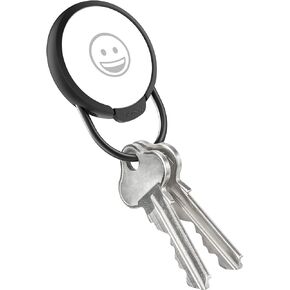 Orbitkey Slim Case for AirTag | Made with Stainless Steel and TPU | Securely Holds Your Apple AirTag | Easily Attach to Keys or Anything You Want to Track with the Open Key Ring | Black in Saudi Arabia