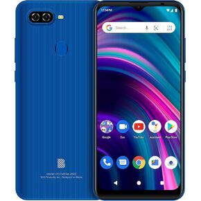 BLU G50 Mega 2022 G0670WW 32GB ثنائي شريحة الاتصال GSM هاتف ذكي يعمل بنظام Android - أزرق in Kuwait