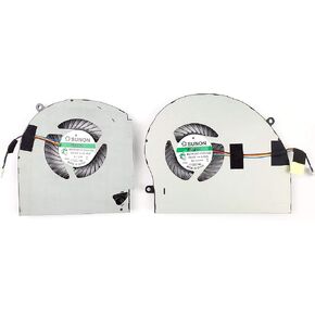 مروحة تبريد وحدة المعالجة المركزية ووحدة معالجة الرسومات الجرافيكية متوافقة مع جهاز كمبيوتر محمول ديل إليانوير 17 R4 17 R5 سلسلة ألعاب 0RVTXY 036CV9 وحدة المعالجة المركزية + مروحة مروحة مروحة GPU in Kuwait