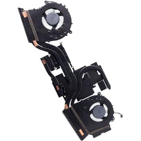 Deal4GO CPU & GPU Cooling Fan w/Thermal Heat Sink Module Assembly L64443-001 Replacement for H P Omen 15-DH 15T-DH 15-DH002NR TPN-C143