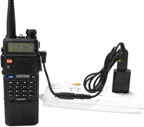 كابل شحن USB BT1013 متوافق مع بطاريات BL-5L وBaoFeng الممتدة، يتضمن محولات قابس أسطوانية مزدوجة 2.5 مم - سلك محول طاقة سريع in Kuwait