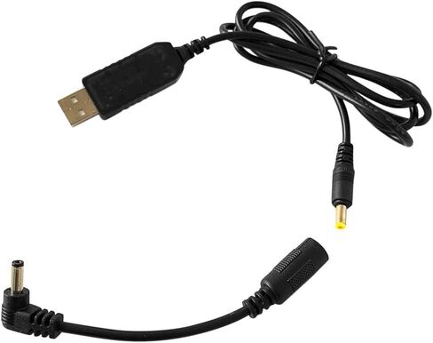 كابل شحن USB BT1013 متوافق مع بطاريات BL-5L وBaoFeng الممتدة، يتضمن محولات قابس أسطوانية مزدوجة 2.5 مم - سلك محول طاقة سريع in Kuwait