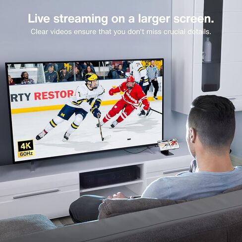 كابل USB C إلى HDMI من iVANKY، كابل مجدول من النايلون 4K@60 هرتز، USB C إلى HDMI، لأجهزة MacBook Pro/Air، Surface Boo، Samsung Galaxy and More - 4.5 م in Kuwait