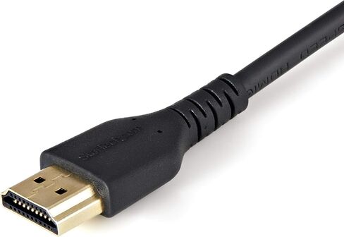 كابل HDMI بطول 2 متر (6 أقدام) من StarTech.com مع برغي قفل - 4K 60 هرتز HDR - كابل شاشة HDMI 2.0 عالي السرعة مع موصل برغي قفل للاتصال الآمن - كابل HDMI مع إيثرنت - M/M (HDMM2MLS) in Saudi Arabia