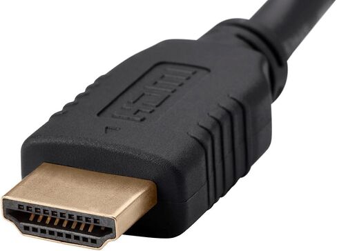 كابل Monoprice HDMI عالي السرعة - 15 قدم - أسود وكابل HDMI ممتاز معتمد 115428 - 6 أقدام - أسود، 4K@60 هرتز، HDR، 18 جيجابت في الثانية، 28AWG، YUV 4:4:4، تدفق فيديو مزدوج in Saudi Arabia