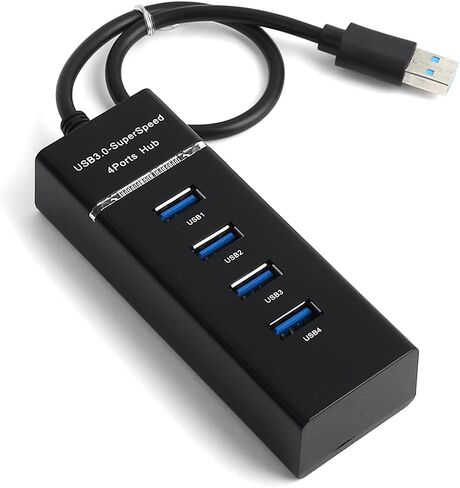 4 Port USB 3.0 Multi High Speed HUB Splitter Expansion Desktop Laptop PC Max OS in Kuwait