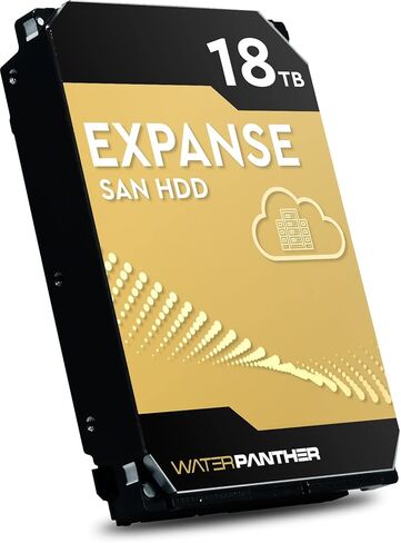 Water Panther WP Expanse 18 تيرابايت 7200 دورة في الدقيقة 512e SATA Gen3 محرك أقراص ثابتة مقاس 3.5 بوصة | ECC PLP CMR | محرك القرص الصلب SAN لمركز بيانات المؤسسة - WESA5SLC0180D in Kuwait