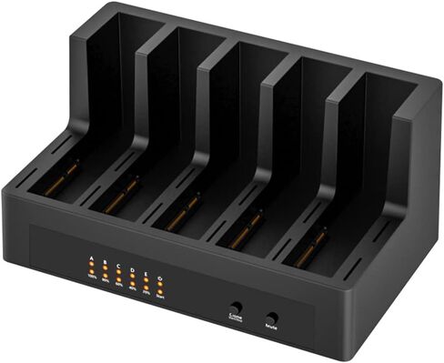 SATA to USB 5-Bay HDD Copy Docking Station, with Offline Clone Duplicator Function, Supports 2.5"/3.5" HDD & SSD, 5x18TB - K30945 in Kuwait