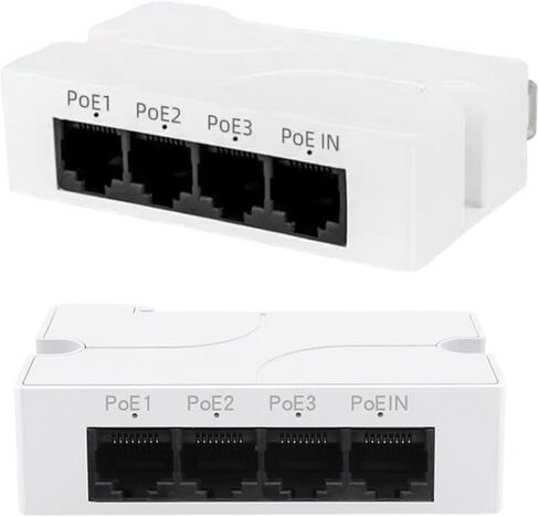 في-فيابيليداد موسع طاقة عبر الايثرنت 10/100Mbps 4 منافذ مع مكرر تبديل شبكة 1 في 3 مع IEEE802.3af التوصيل والتشغيل لكاميرا بي او اي سويتش ان في ار in Kuwait