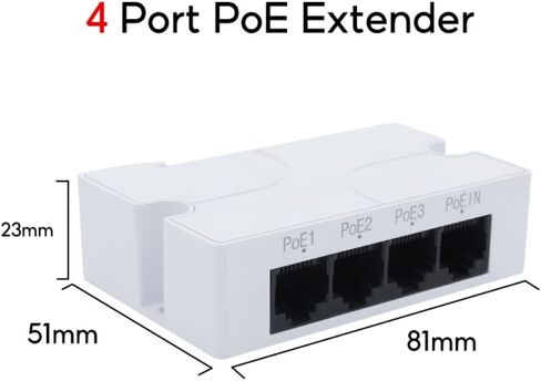 في-فيابيليداد موسع طاقة عبر الايثرنت 10/100Mbps 4 منافذ مع مكرر تبديل شبكة 1 في 3 مع IEEE802.3af التوصيل والتشغيل لكاميرا بي او اي سويتش ان في ار in Kuwait