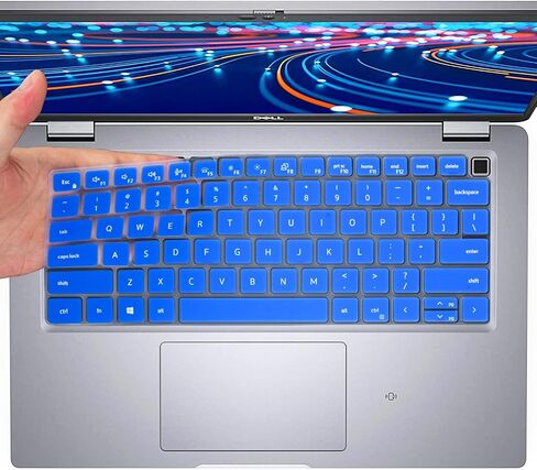 Keyboard Cover Skin for Dell Latitude 3440 5440 5430 5431 5420 14", Dell Latitude 14" 7440 7430 7420 7410, Dell Latitude 14" 9420 9430, Dell Latitude 9520 9510 7520 15.6" Keyboard Skin Protector, Blue in Kuwait