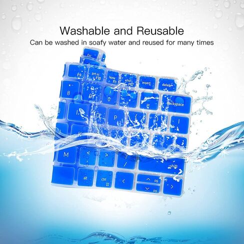 Keyboard Cover Skin for Dell Latitude 3440 5440 5430 5431 5420 14", Dell Latitude 14" 7440 7430 7420 7410, Dell Latitude 14" 9420 9430, Dell Latitude 9520 9510 7520 15.6" Keyboard Skin Protector, Blue in Kuwait