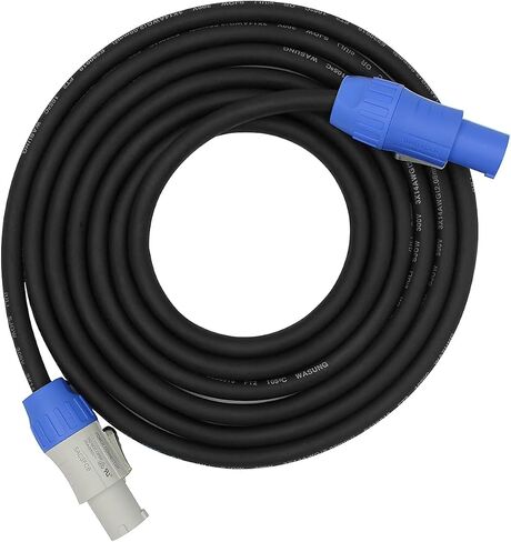 Toronce Hand-Built PowerCon Cable AC 14 AWG Power Cable for LED Screen Beam Moving Head Light Extension Speakon Cable （6Ft） in Kuwait