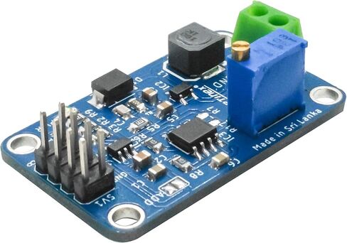 VoltPulse DA1C010BI – 0-10V DAC Module with MCP4725 | 12-Bit I2C Digital to Analog Converter with EEPROM, Boost Converter & Op-Amp | Arduino, Raspberry Pi, PLC, Automation in Kuwait