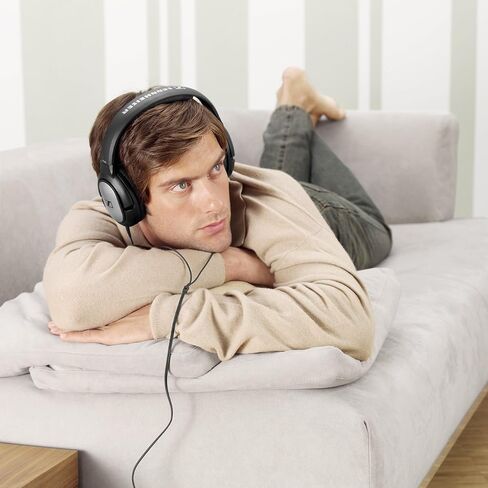 سماعات الرأس Sennheiser HD-201 خفيفة الوزن فوق الأذن (توقف إنتاجها من قبل الشركة المصنعة) in Saudi Arabia