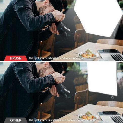 مجموعة إضاءة VICIALL HPUSN Softbox مقاس 2 × 76 × 76 سم للتصوير الفوتوغرافي ونظام الإضاءة المستمر معدات استوديو الصور مع قطعتين مقبس E27 85 وات 5400 ك لمبات لتصوير نموذج صورة المنتج والتصوير الفوتوغرافي للأزياء in Kuwait
