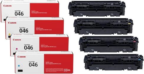 كانون خرطوشة حبر اصلية 046 اسود (1250C001)، عبوة واحدة من طابعات ليزر MF735Cdw، MF733Cdw، MF731Cdw، LBP654Cdw in Kuwait