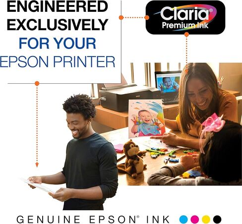 Epson 410 Claria Premium Ink High Capacity Black & Standard Color Cartridge Combo Pack (T410XL-BCS) Works with Expression XP-530, 630, 640, 7100, 830 in Kuwait