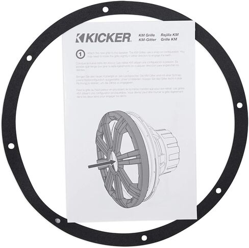 شبكة كيكر KMG10 مقاس 10 بوصة (25 سم) لمضخم الصوت KM10 وKMF10، LED، أبيض in Saudi Arabia