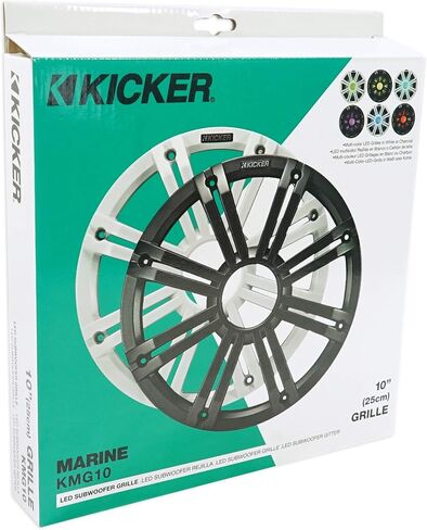 شبكة كيكر KMG10 مقاس 10 بوصة (25 سم) لمضخم الصوت KM10 وKMF10، LED، أبيض in Saudi Arabia