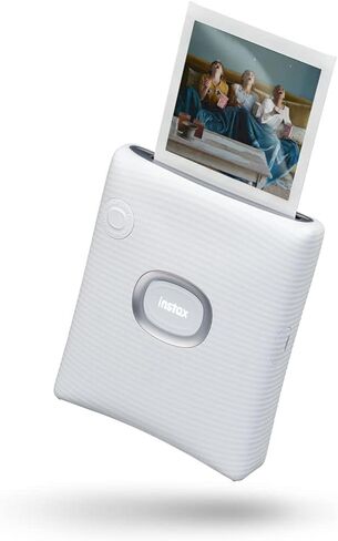 Fujifilm Instax Square Link Smartphone Printer - White - Fuji Instax Square Instant Film (20 Sheets) – Instax Link Printer Bundle (White) in Saudi Arabia