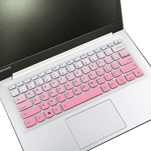 Design for Lenovo Ideapad 14 Keyboard Cover for 14" Lenovo IdeaPad 130 130S 330 330S S340 530S 730S, IdeaPad 3 IdeaPad 1 14" US Keyboard Cover - Gradual Pink in Saudi Arabia