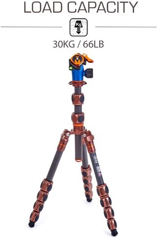 3 Legged Thing Pro Range 2.0 Leo 2.0 Kit Carbon Fibre Travel Tripod System - Adjustable Camera Tripod with 3 Detachable Legs for Monopod Conversion - Darkness Matte Black (LEOKITDARK2) in Saudi Arabia