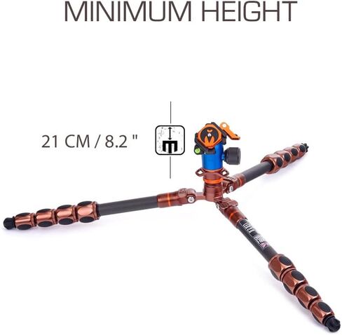 3 Legged Thing Pro Range 2.0 Leo 2.0 Kit Carbon Fibre Travel Tripod System - Adjustable Camera Tripod with 3 Detachable Legs for Monopod Conversion - Darkness Matte Black (LEOKITDARK2) in Saudi Arabia