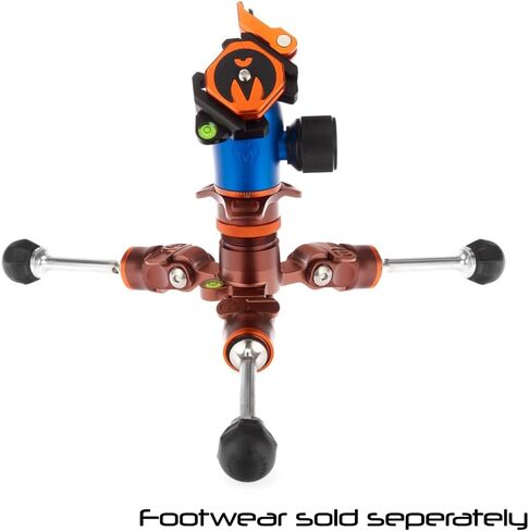 3 Legged Thing Pro Range 2.0 Leo 2.0 Kit Carbon Fibre Travel Tripod System - Adjustable Camera Tripod with 3 Detachable Legs for Monopod Conversion - Darkness Matte Black (LEOKITDARK2) in Saudi Arabia