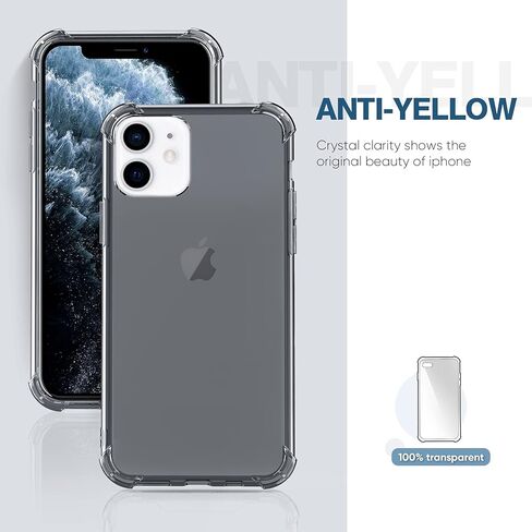 حافظة ORIbox متوافقة مع حافظة iPhone 11، مع حماية من الصدمات في 4 زوايا in Kuwait