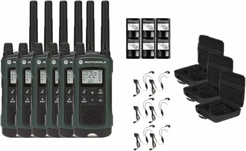 Motorola Talkabout T465 Two-Way Radios/Walkie Talkies 22 Channels PTT IVOX Flashlight 6 Pack in Saudi Arabia