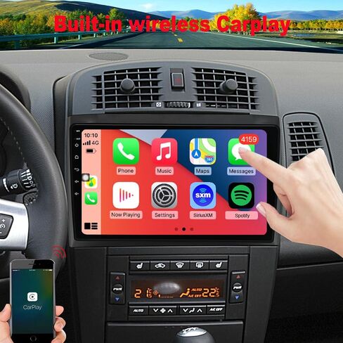 for Cadillac CTS SRX Radio Upgrade 2003-2007,Android 13 Stereo Navigation System Replacement,Steering Wheel Control,9inch 1280 * 720 IPS Screen,Support Carplay and Android Auto in Saudi Arabia