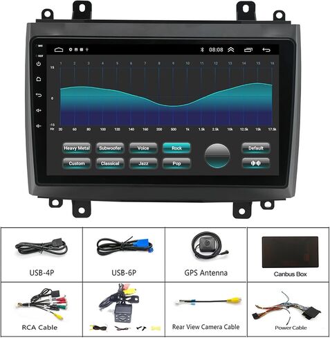 for Cadillac CTS SRX Radio Upgrade 2003-2007,Android 13 Stereo Navigation System Replacement,Steering Wheel Control,9inch 1280 * 720 IPS Screen,Support Carplay and Android Auto in Saudi Arabia