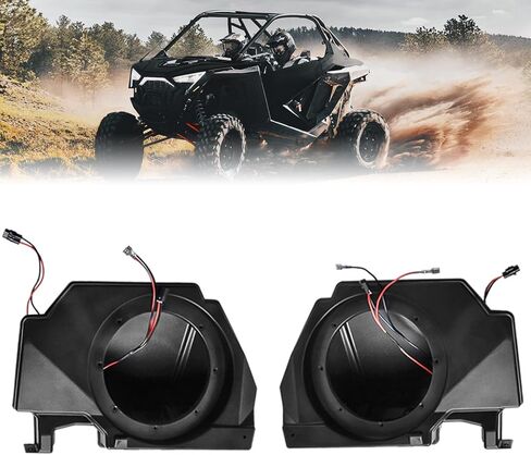 دعامات تثبيت مكبر الصوت الخلفي كيميموتو UTV للمقعد الخلفي 6.5 انش متوافقة مع بولاريس RZR برو XP 2020-2023، ملحقات حامل مكبرات الصوت، قطعتان in Kuwait