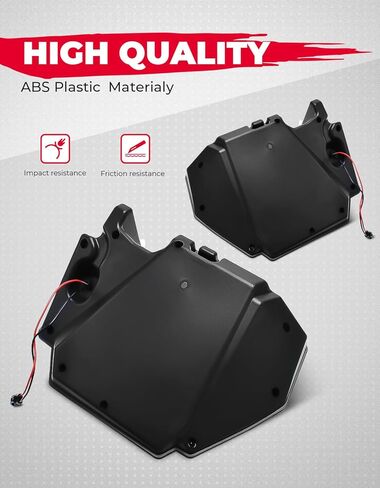 دعامات تثبيت مكبر الصوت الخلفي كيميموتو UTV للمقعد الخلفي 6.5 انش متوافقة مع بولاريس RZR برو XP 2020-2023، ملحقات حامل مكبرات الصوت، قطعتان in Kuwait