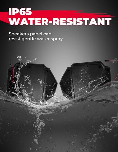 دعامات تثبيت مكبر الصوت الخلفي كيميموتو UTV للمقعد الخلفي 6.5 انش متوافقة مع بولاريس RZR برو XP 2020-2023، ملحقات حامل مكبرات الصوت، قطعتان in Kuwait