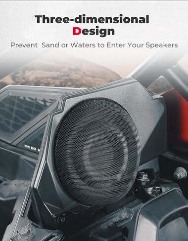 دعامات تثبيت مكبر الصوت الخلفي كيميموتو UTV للمقعد الخلفي 6.5 انش متوافقة مع بولاريس RZR برو XP 2020-2023، ملحقات حامل مكبرات الصوت، قطعتان in Kuwait