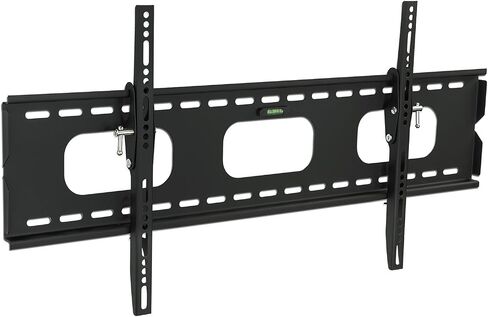 حامل تثبيت على الحائط للتلفزيون قابل للإمالة من Mount-It لشاشات LCD مسطحة مقاس 32-60 بوصة أو LED أو OLED أو 4K أو بلازما - سعة 175 رطلًا، ملف تعريف 1.5 بوصة، الحد الأقصى VESA 600x400 (MI-318B)، أسود، 60 in Saudi Arabia