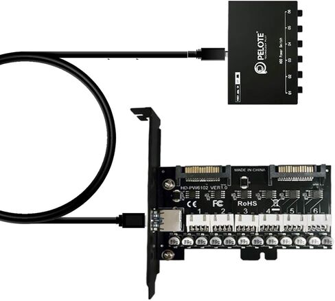 وحدة تبديل طاقة القرص الصلب لـ 2.5 انش/3.5 انش ساتا HDD/SSD مع حماية TVS. مفتاح طاقة HDD محدد القرص الصلب يتحكم في ما يصل الى 6 اقراص صلبة وتحكم ذكي وادارة القرص الصلب in Kuwait