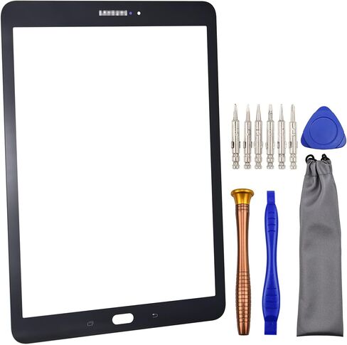 Tablet Front Glass Screen Replacement for Samsung Galaxy Tab S2 9.7 SM-T810 Black 9.7" in Saudi Arabia